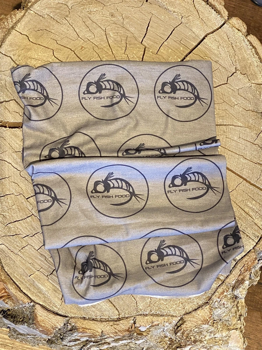 Fly Fish Food Neck Gaiter - Grey 1 Fly Fish Food Neck Gaiter - Grey