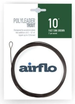 Airflo Trout 10' Polyleader -Catch Fish Tool Shop 10 Fast Sink