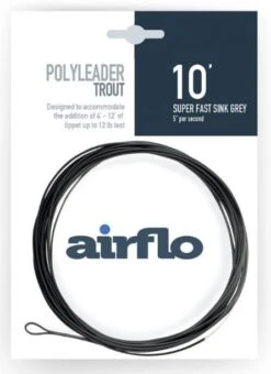 Airflo Trout 10' Polyleader -Catch Fish Tool Shop 10 Super Fast Sink