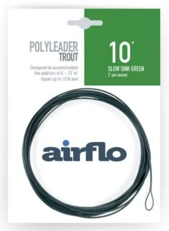 Airflo Trout 10' Polyleader -Catch Fish Tool Shop 10 slow slink