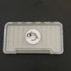 FLY FISH FOOD LOGO FLY BOX, CLEAR SINGLE SIDED - LARGE WITH EASY GRIP FOAM