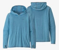 Patagonia Men's Tropic Comfort Hoody II -Catch Fish Tool Shop Fin Blue