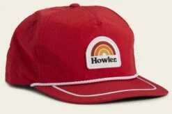 Howler Brothers Unstructured Snapback -Catch Fish Tool Shop HB Scarlet