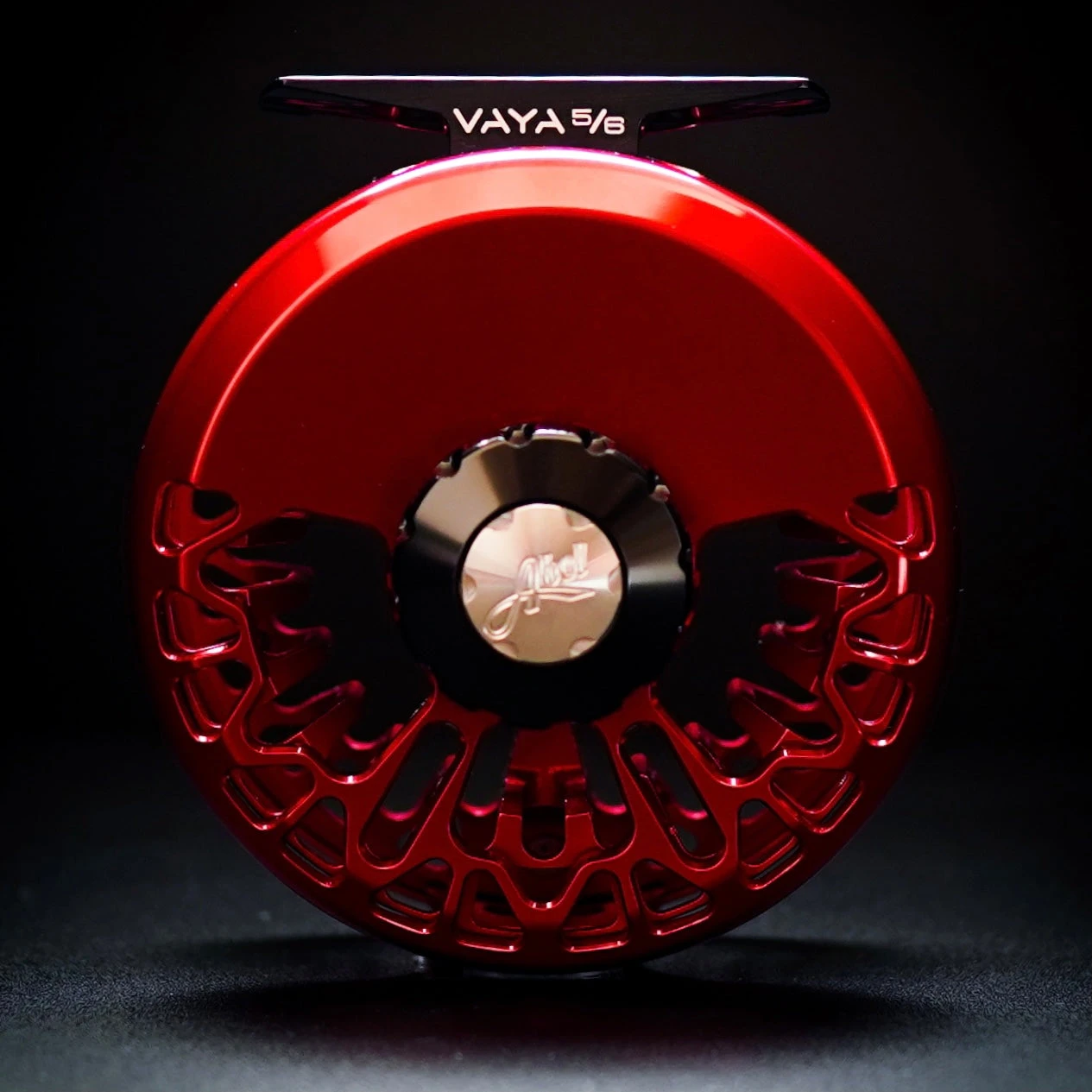 Abel Vaya Red Fly Reel - 5/6 1 Abel Vaya Red Fly Reel - 5/6