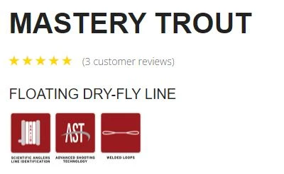 Scientific Anglers Mastery Trout Fly Line 3 Scientific Anglers Mastery Trout Fly Line - Image 3
