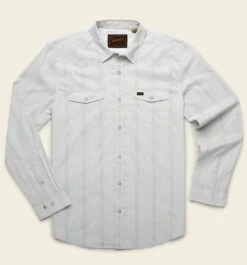 Howler Bros. H Bar B Tech Longsleeve Shirt -Catch Fish Tool Shop Porter Stripe Stone