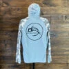 Simms - Men's Solarflex Hoody - Hex Camo Grey - Fly Fish Food Logo