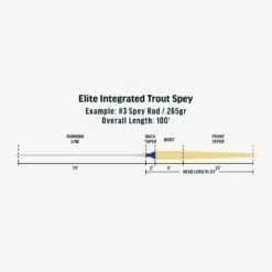 Rio - Elite Integrated Trout Spey Fly Line -Catch Fish Tool Shop SP Elite Integrated Trout Spey fly line taper