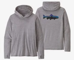 Patagonia Men's Tropic Comfort Hoody II -Catch Fish Tool Shop Salt Grey