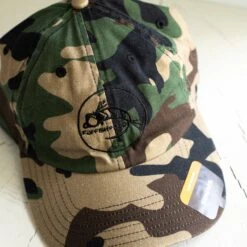 Simms Single Haul Cap - Fly Fish Food Logo - Woodland Camo -Catch Fish Tool Shop Simms FFFSingleHaulCapWoodlandCamo