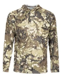 Simms SolarFlex Hoody - Print -Catch Fish Tool Shop SolarflexHoodyRiparianCamo