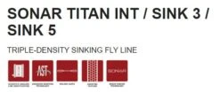 Scientific Anglers Sonar Titan Intermediate/Sink 3/Sink 5 Fly Line -Catch Fish Tool Shop SonarTitanI.3.5Tech