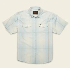 Howler Bros. H Bar B Snapshirt Roberts Plaid - Cloud Blue