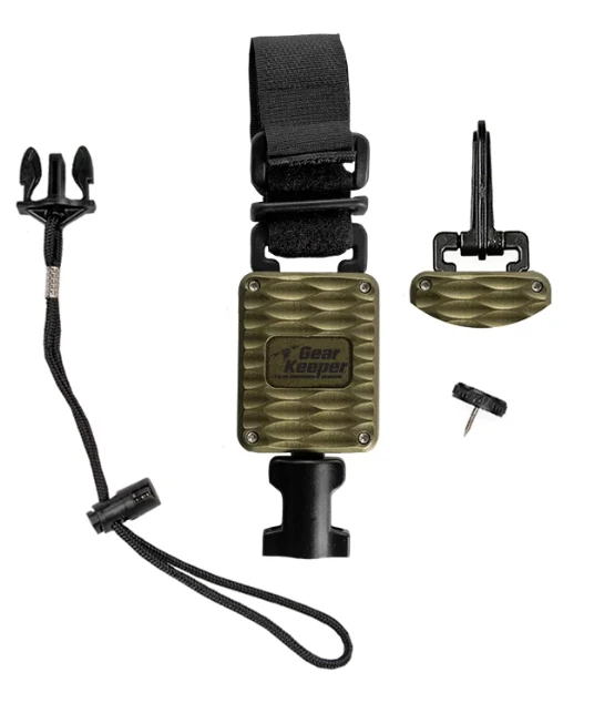 Aluminum Wading Staff Tether Combo Mount (Snap/Stud/Velcro) 1 Aluminum Wading Staff Tether Combo Mount (Snap/Stud/Velcro)